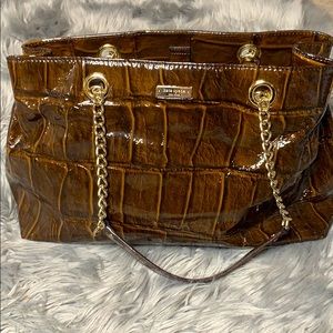 Kate Spade Knightsbridge Helena Croc Shoulder Bag